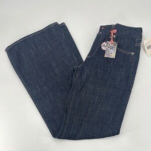NWT AG wide leg jeans the “Mona” size 29 non stretch low rise